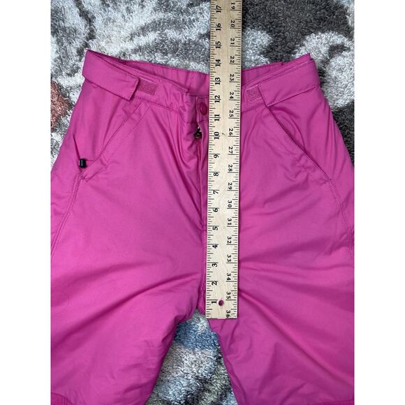 LL Bean Snow Pants Youth 12 Pink Snowboard Ski Waterproof Gorpcore Kids Girls - Picture 8 of 11